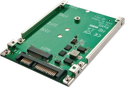 Renkforce Schnittstellen-Konverter [1x SATA-Kombi-Stecker 7+15pol. - 1x M.2 NGFF]