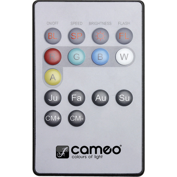 Cameo FLAT 1 REMOTE Fernbedienung Passend für (Lichteffekt-Zubehör): PAR-Scheinwerfer (L x B x H) 85 x 52 x 7mm