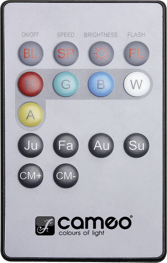 Cameo FLAT 1 REMOTE Passend für (Lichteffekt-Zubehör): PAR-Scheinwerfer (L x B x H) 85 x 52 x 7 mm