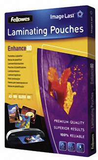 Fellowes Laminierfolie DIN A3 80 micron glänzend 100St.