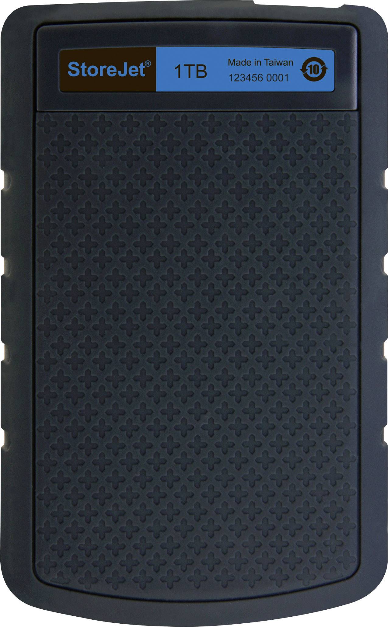 Transcend StoreJet® 25H3B 1 TB Externe Festplatte 6.35 cm (2.5 Zoll) USB 3.2 Gen 1 (USB 3.0) Blau, Grau TS1TSJ25H3B