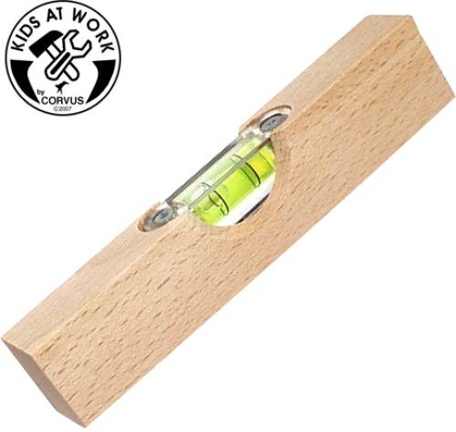 A600013 CORVUS Kids at Work Holz-Wasserwaage