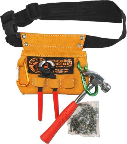 Vedes A600112 CORVUS Kids at Work Werkzeuggürtel mit Zubehör