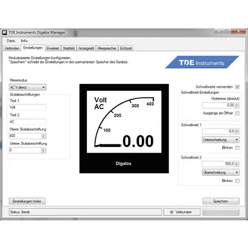 TDE Instruments Digalox DPM72-AVP Digitales Einbaumessgerät TDE Instruments Digalox DPM72-AVP Digitales Einbaumessgerät