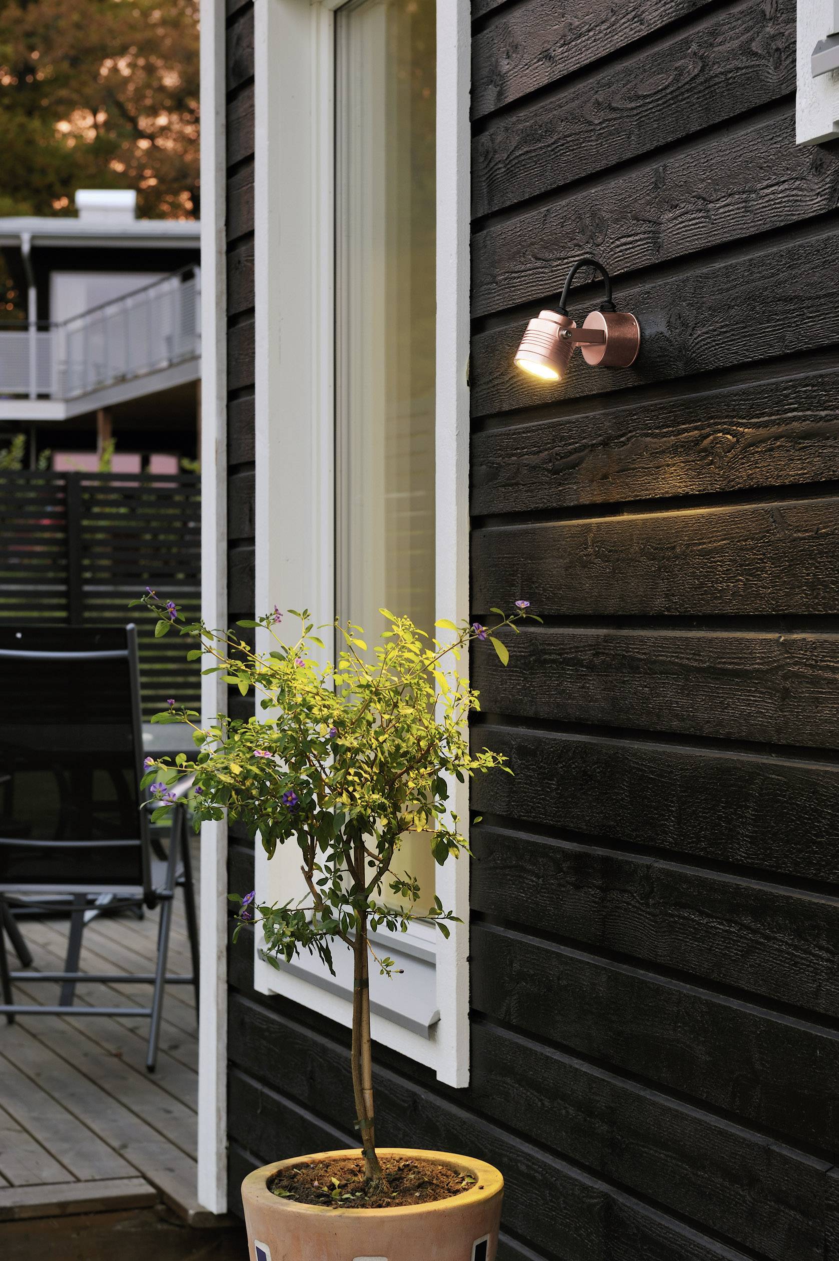 Konstsmide Monza Medium 7903-900 LED-Außenwandleuchte EEK: G (A - G) LED LED fest eingebaut 3W Kupfer