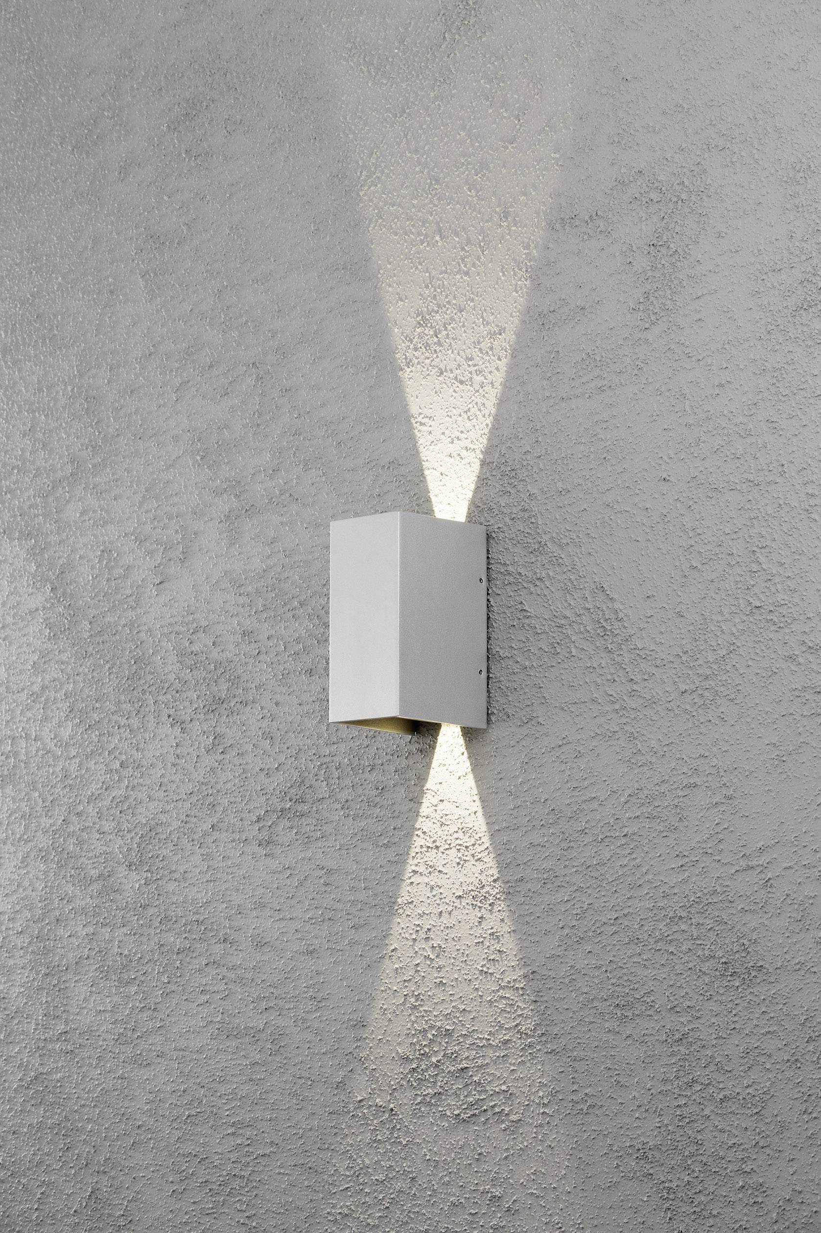 Konstsmide Cremona 7940-310 LED-Außenwandleuchte EEK: F (A - G) LED LED fest eingebaut 6W Grau