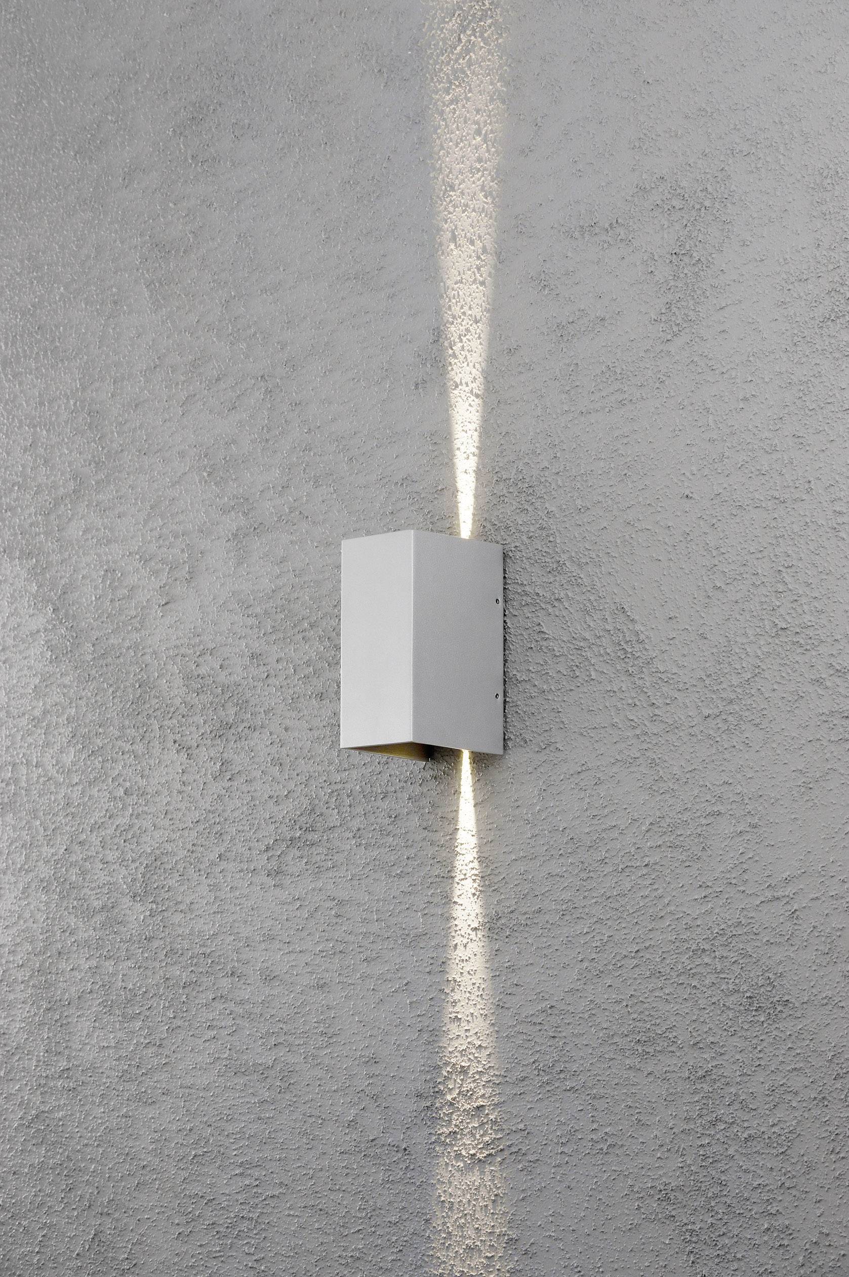 Konstsmide Cremona 7940-310 LED-Außenwandleuchte EEK: F (A - G) LED LED fest eingebaut 6 W Grau