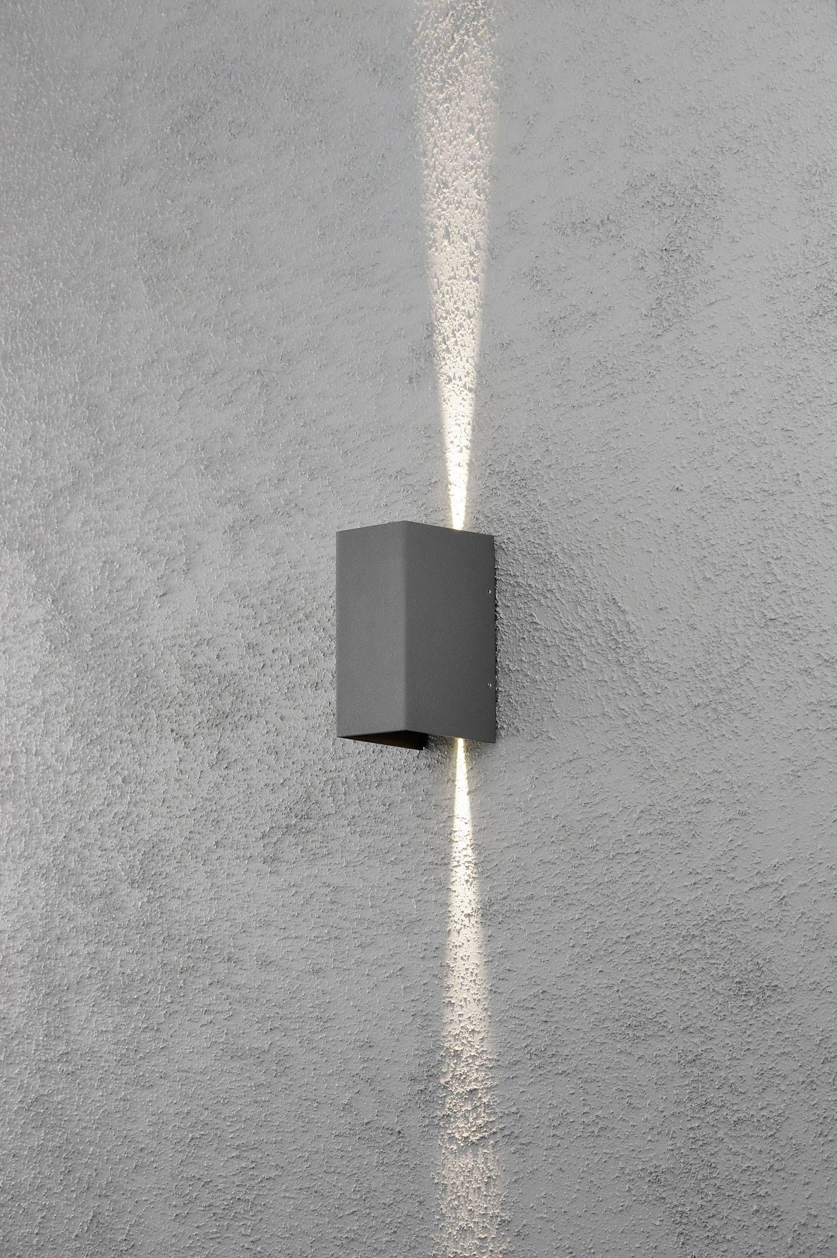 Konstsmide Cremona 7940-370 LED-Außenwandleuchte EEK: F (A - G) LED LED fest eingebaut 6 W Anthrazi