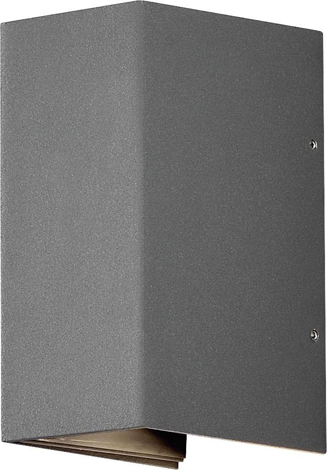 Konstsmide Cremona 7940-370 LED-Außenwandleuchte EEK: F (A - G) LED LED fest eingebaut 6 W Anthrazi