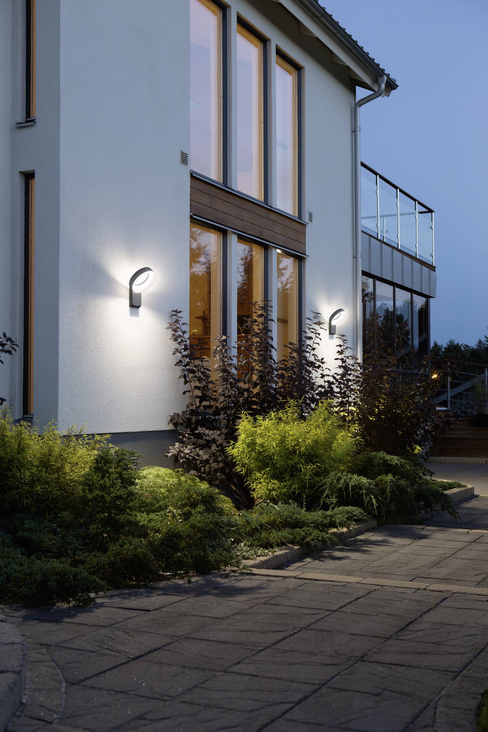 Konstsmide Asti 7273-370 LED-Außenwandleuchte EEK: G (A - G) LED 18W Anthrazit