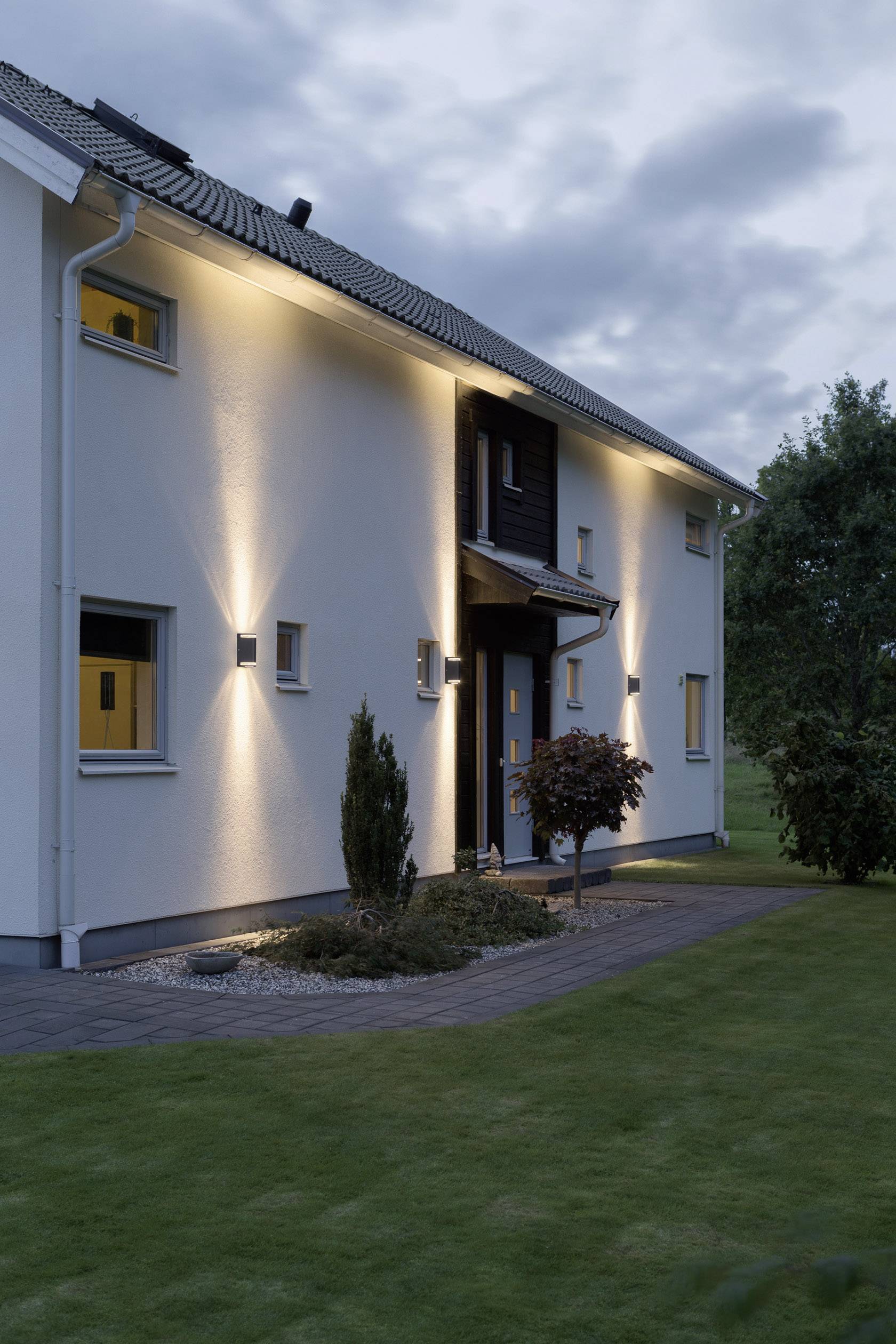 Konstsmide Modena Aites 7518-750 Außenwandleuchte  Halogen GU10 70 W Schwarz