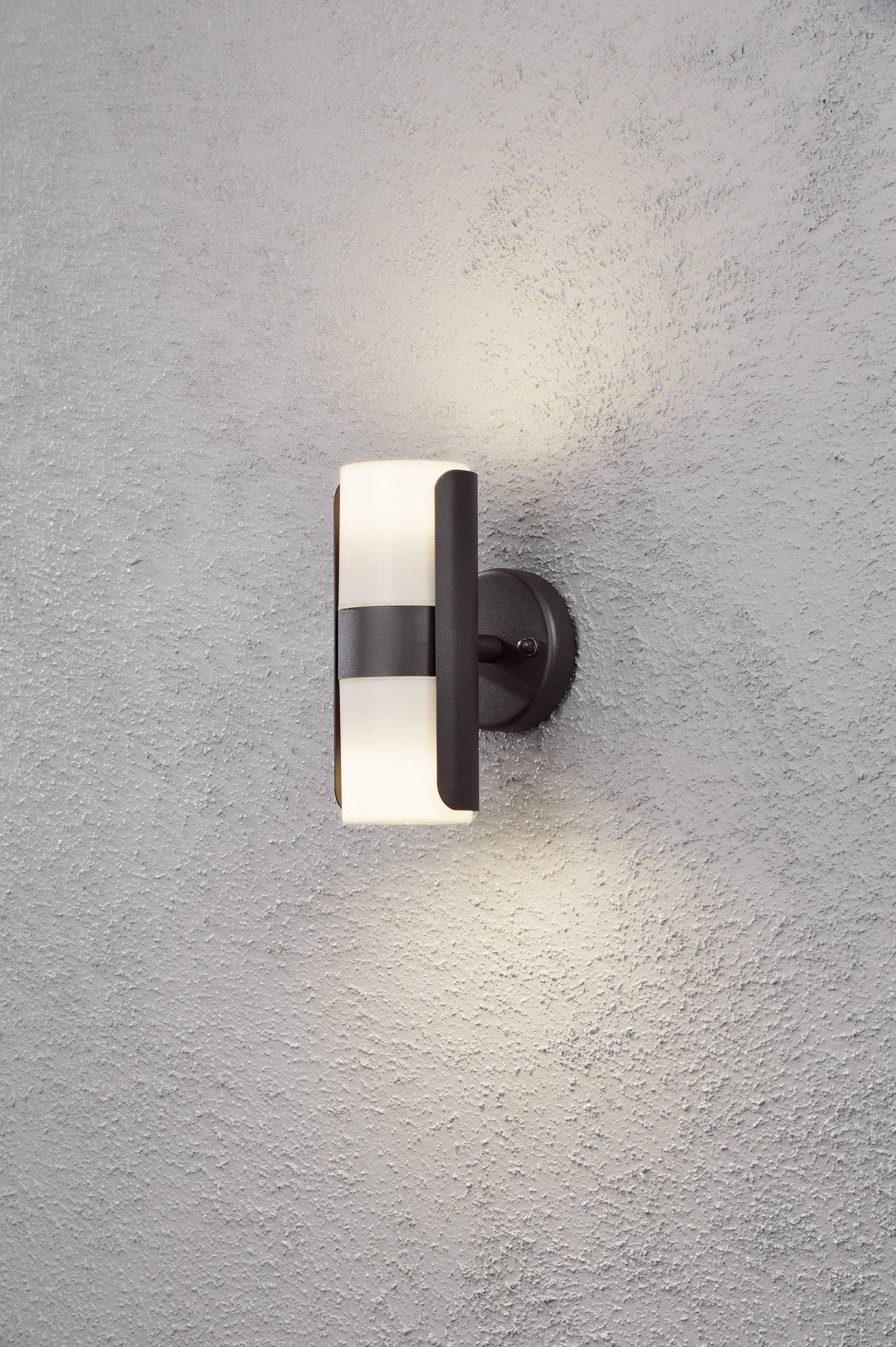 Konstsmide Modenau Lalu 7522-750 Außenwandleuchte Halogen GU10 14W Schwarz