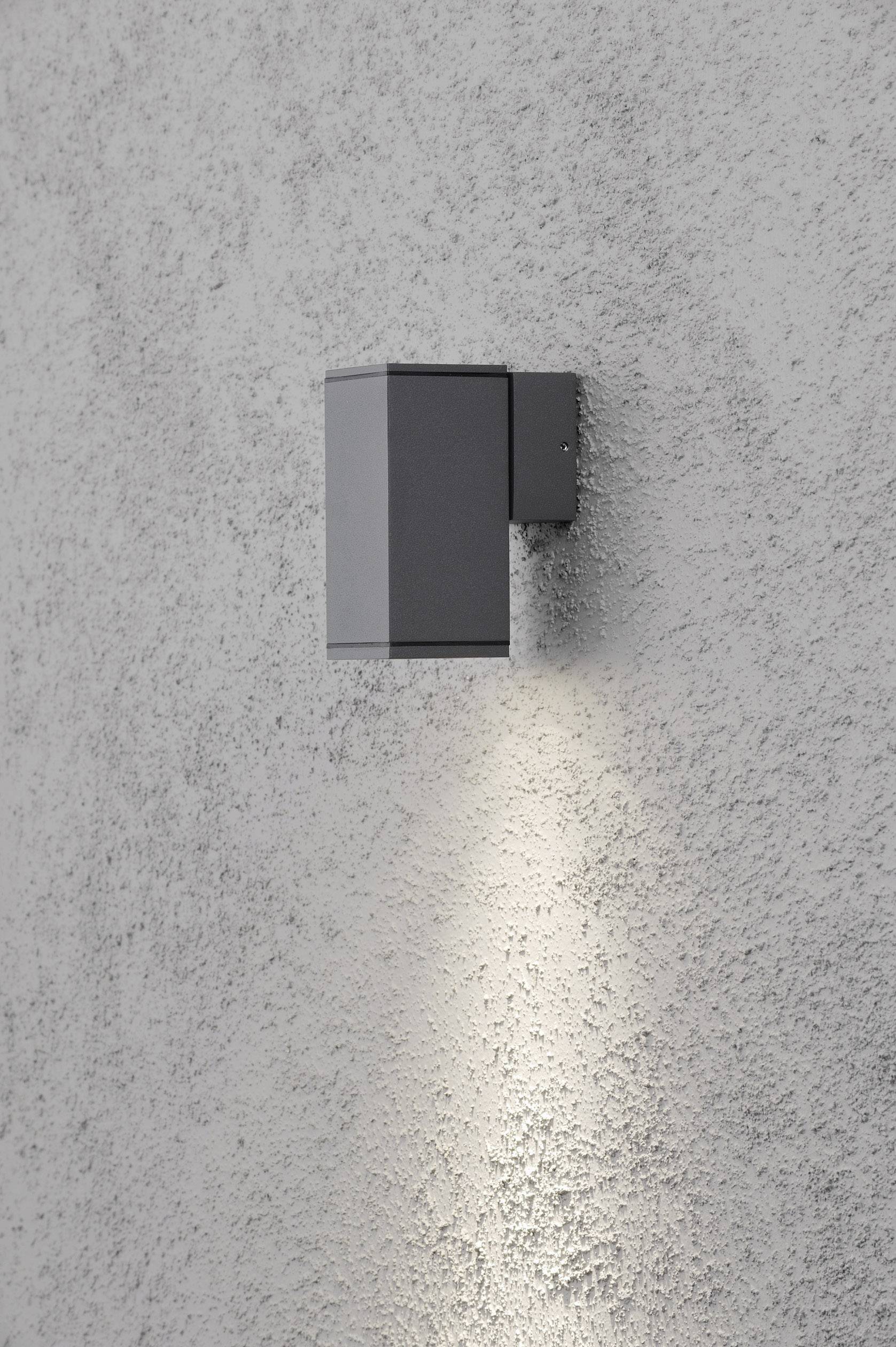 Konstsmide Monza 7908-370 Außenwandleuchte Halogen GU10 35W Anthrazit