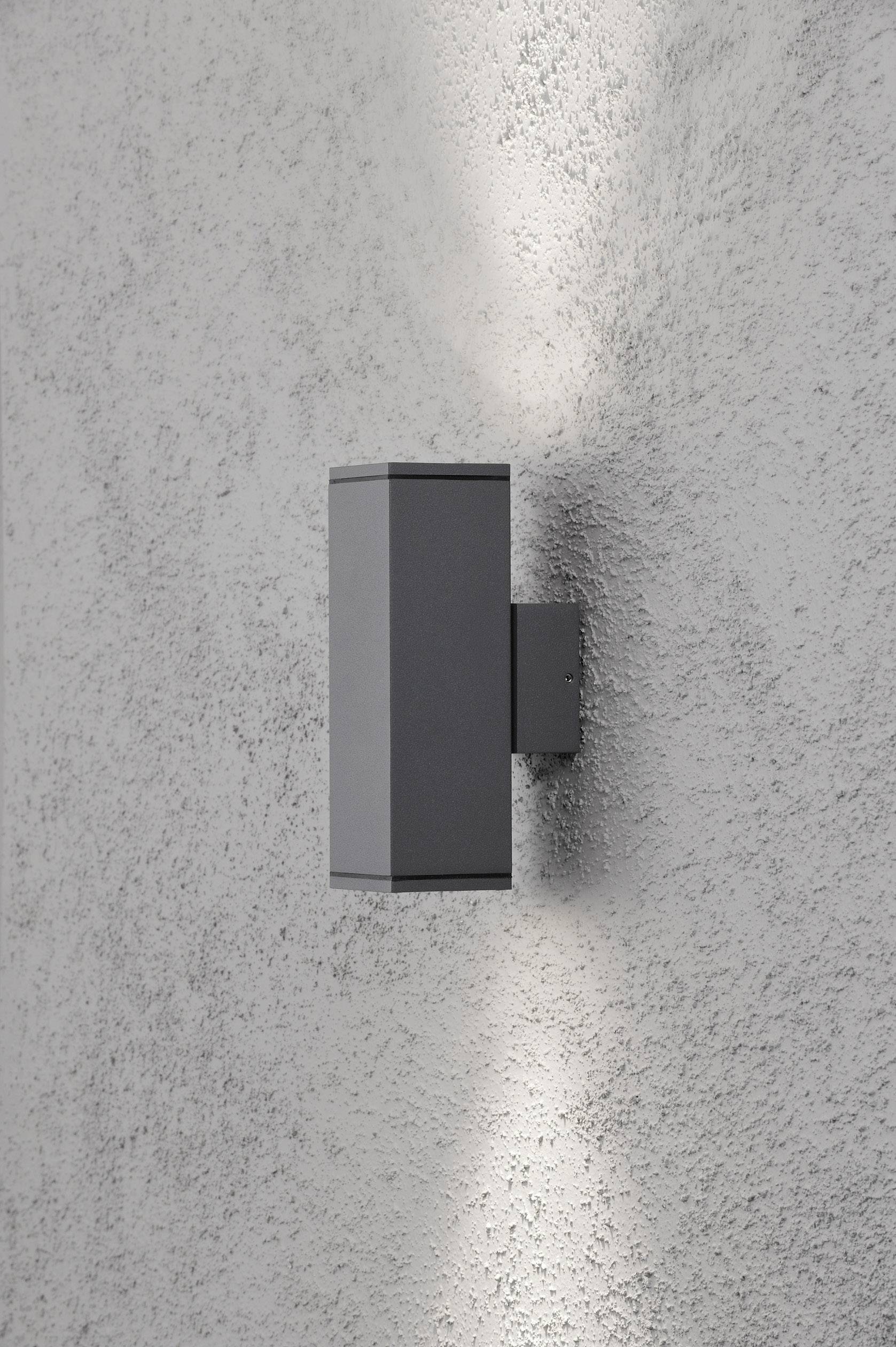 Konstsmide Monza Up & Down 7907-370 Außenwandleuchte Halogen GU10 70W Anthrazit