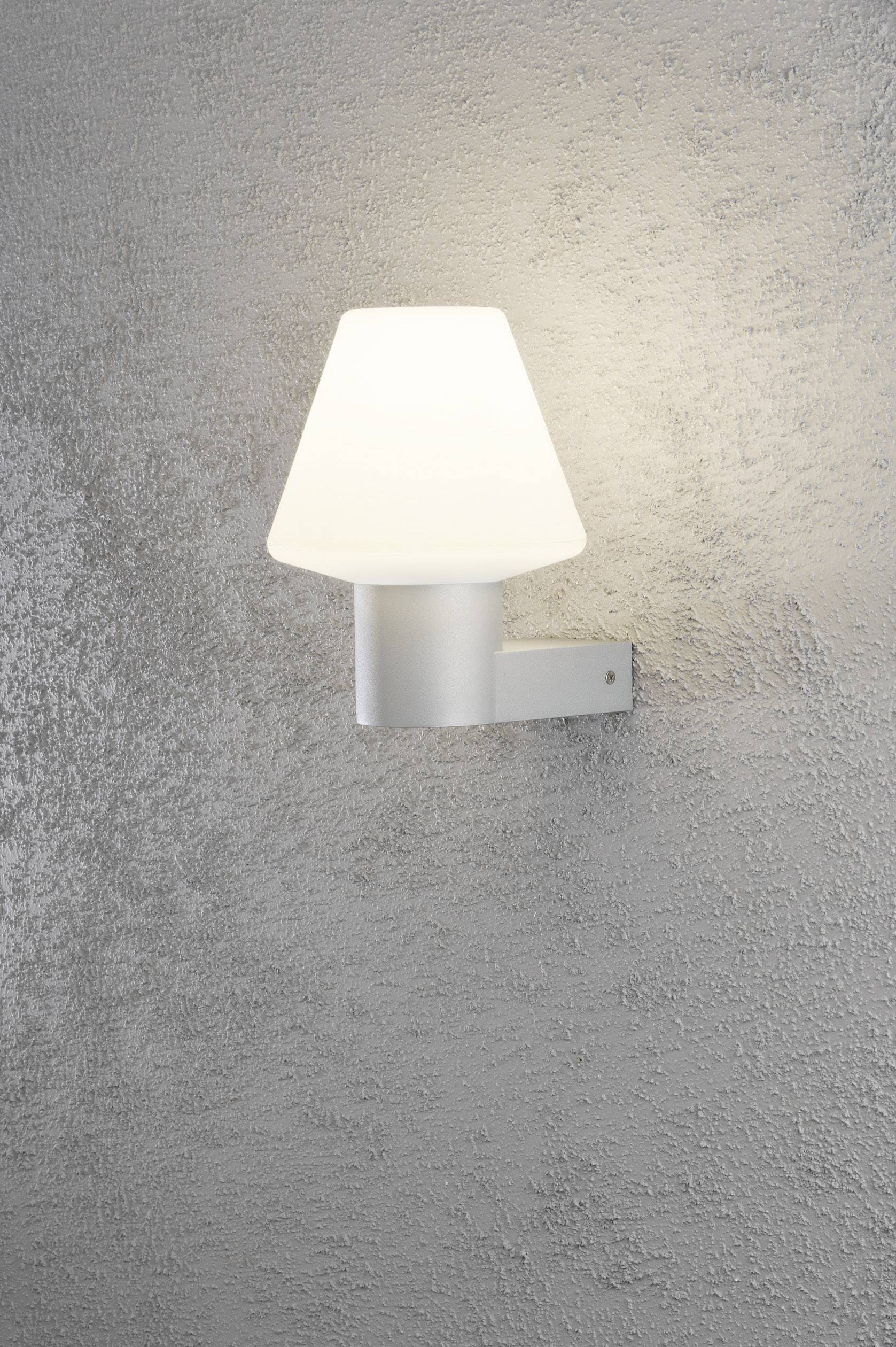 Konstsmide Barletta 7271-302 Außenwandleuchte Energiesparlampe, LED E27 18 W Grau