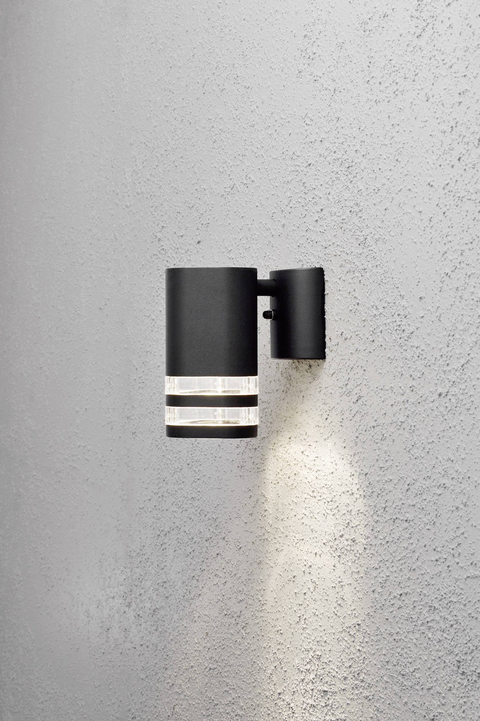 Konstsmide Modena Big 7515-750 Außenwandleuchte Halogen GU10 35W Schwarz