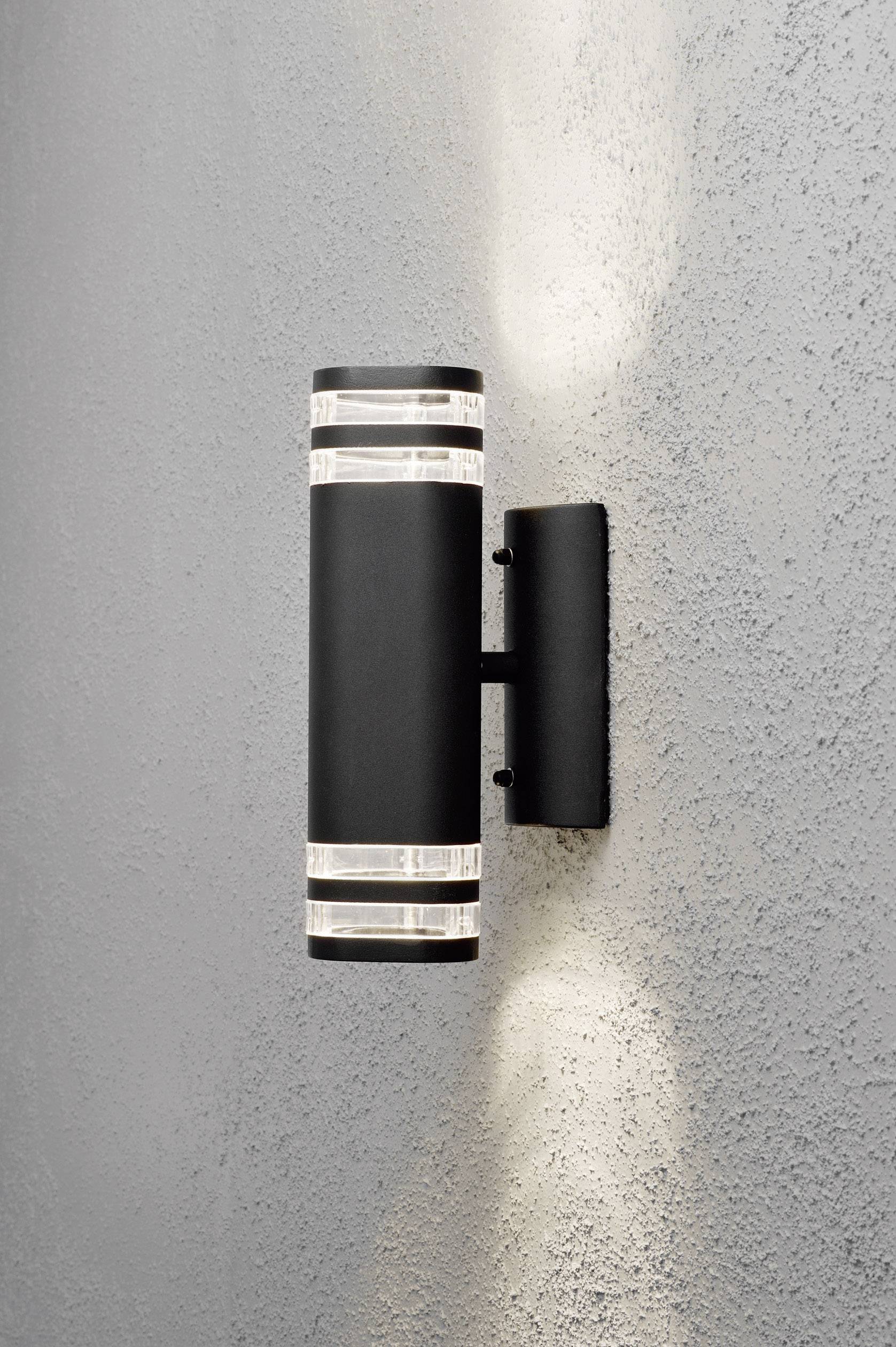 Konstsmide Modena Up & Down Big 7516-750 Außenwandleuchte Halogen GU10 70W Schwarz