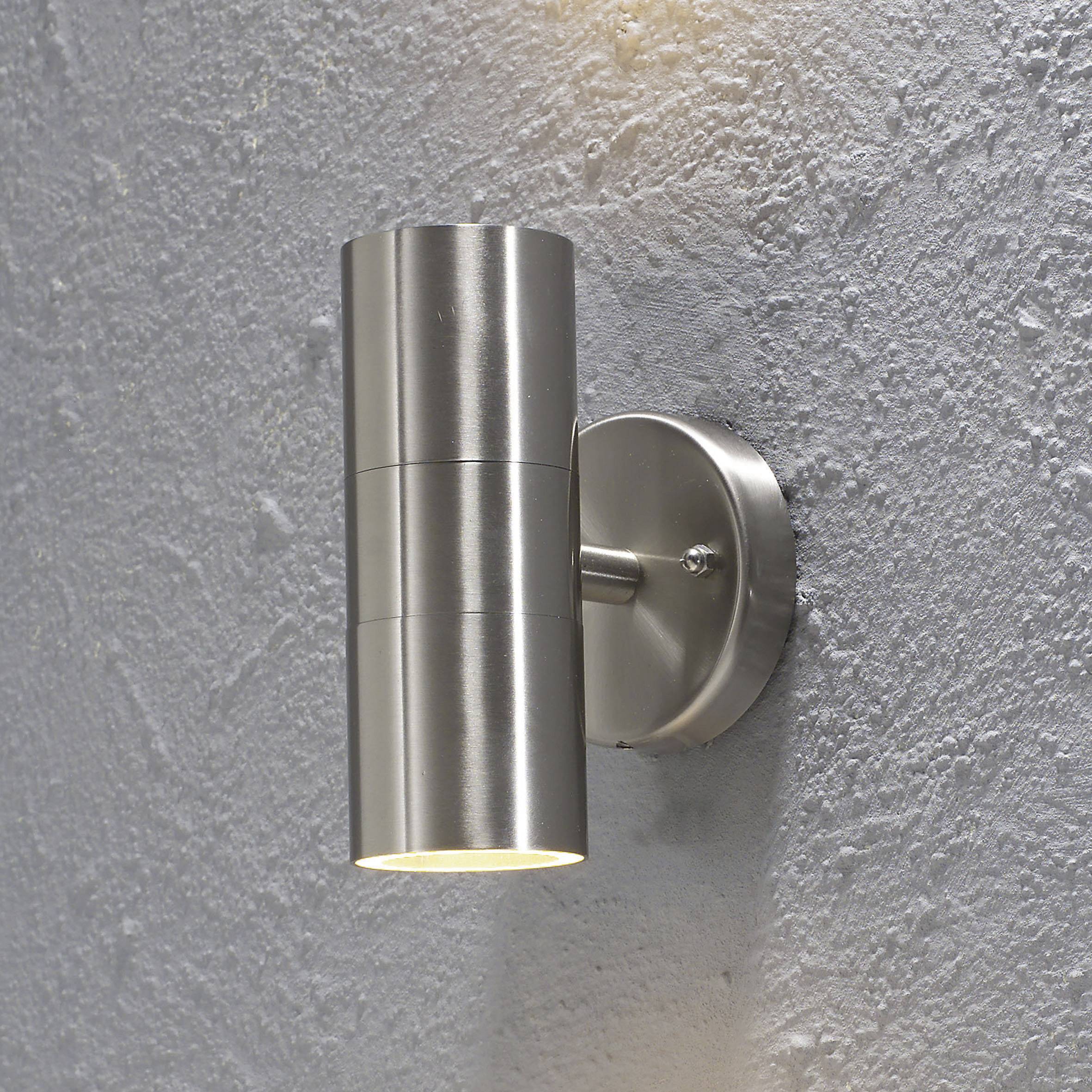 Konstsmide Modena Up & Down Big 7571-000 Außenwandleuchte Halogen GU10 75 W Edelstahl