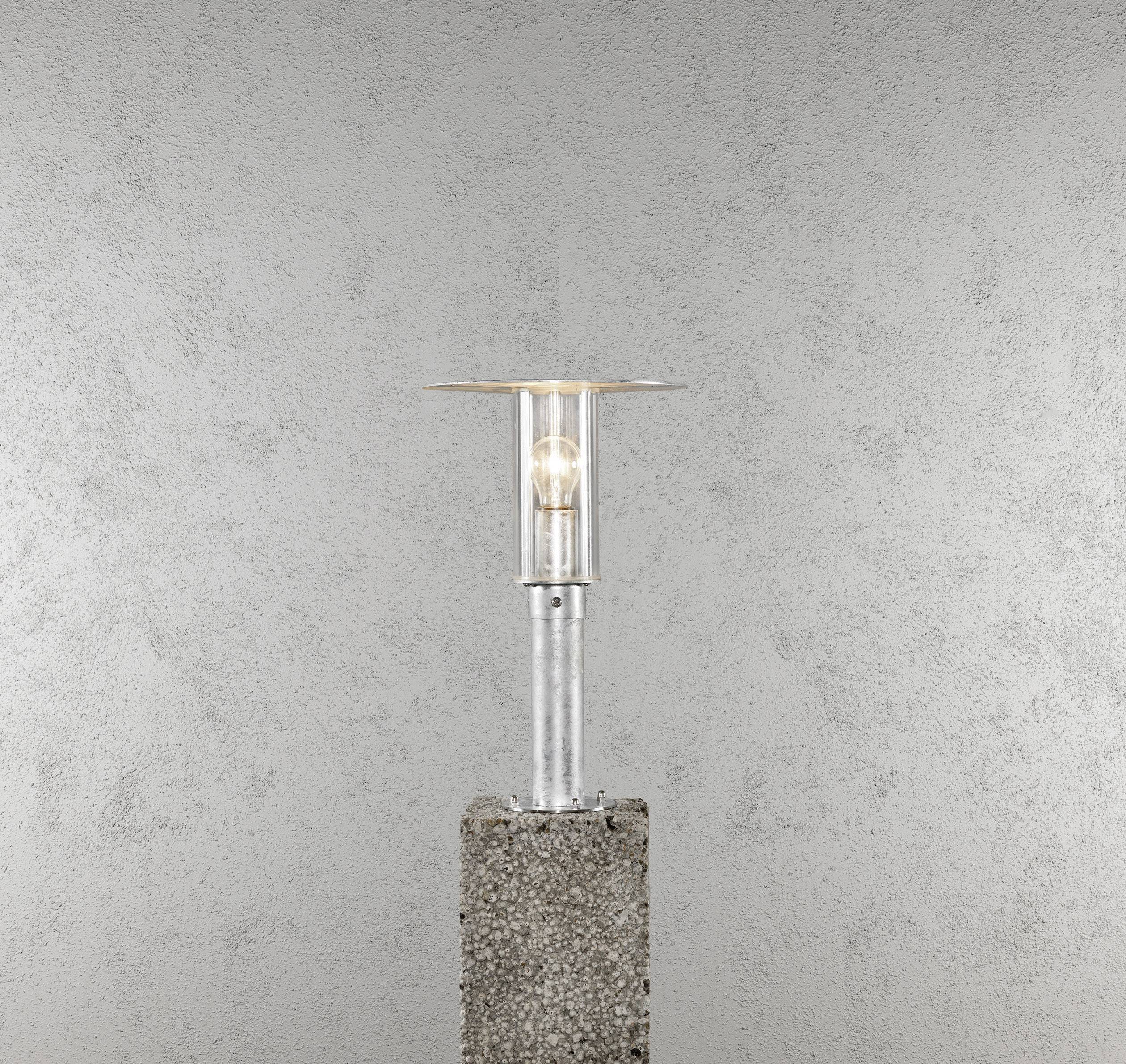 Konstsmide 661-320 Mode Außenstandleuchte Glühlampe, Energiesparlampe E27 60W Stahl