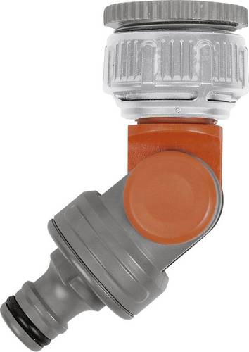 Gardena 00998-50 Kunststoff Hahnanschluss Steckkupplung, 30,3 mm (1 ) IG, 24,2 mm (3/4 ) IG