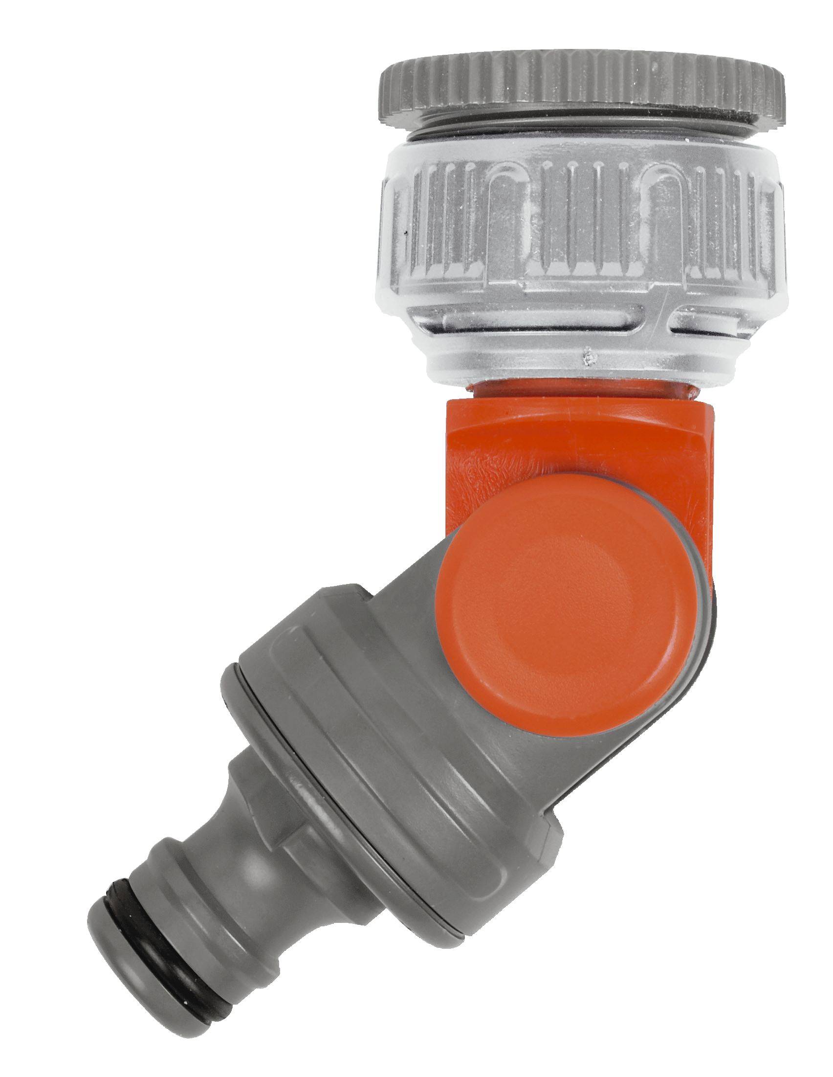 Gardena 00998-50 Kunststoff Hahnanschluss Steckkupplung, 30,3mm (1") IG, 24,2mm (3/4") IG