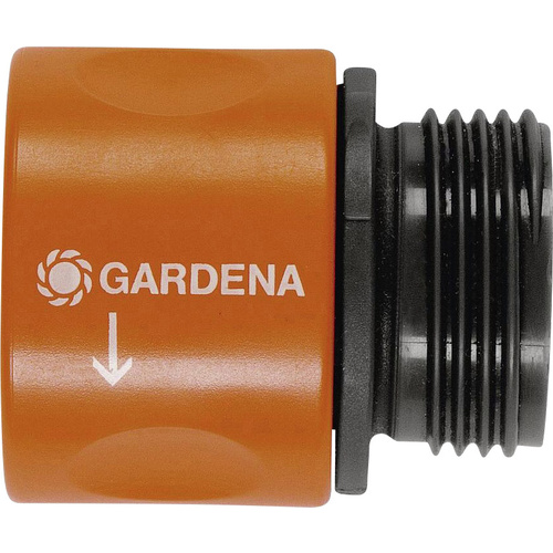 Gardena 00917-50 Kunststoff Schlauch-Übergangsstück 26,44mm (3/4") AG, Steckkupplung