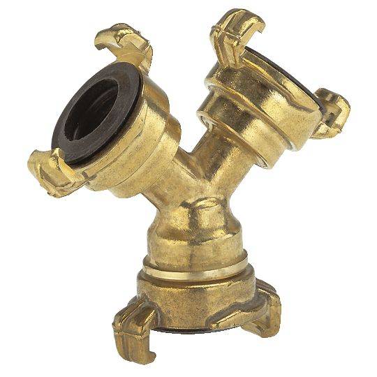 Gardena 07119-20 Messing Klauenkupplung-Verteiler Klauenkupplung