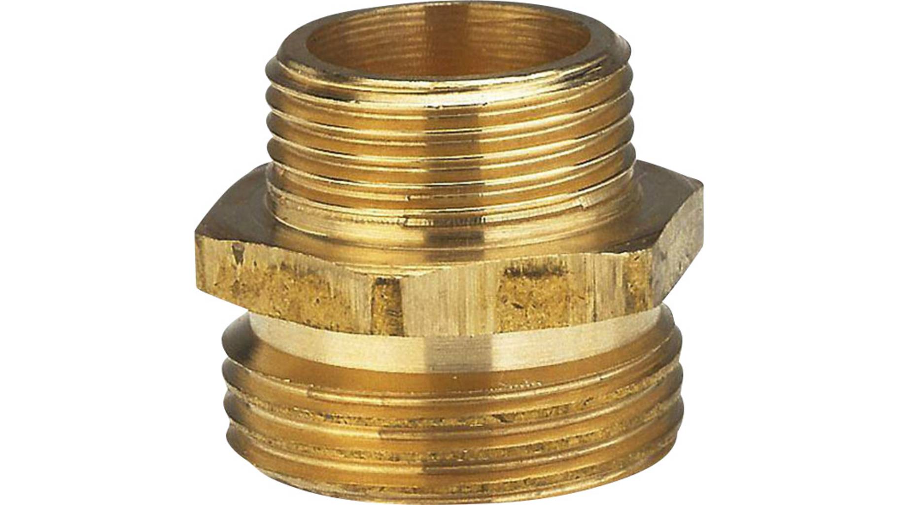 Gardena 07262-20 Messing Reduzierung-Gewindenippel 26,44mm (3/4") AG