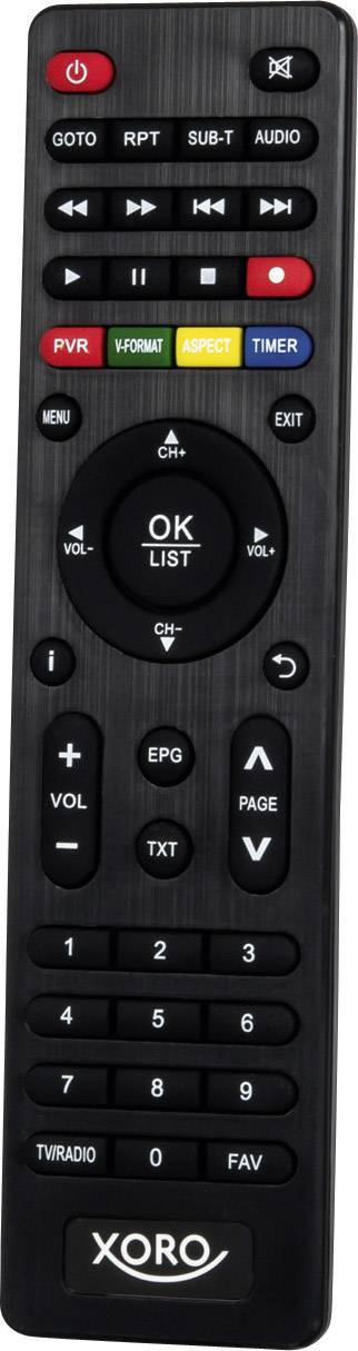 Xoro HRK7560 HD-Kabel-Receiver Aufnahmefunktion, Front-USB Anzahl Tuner: 1