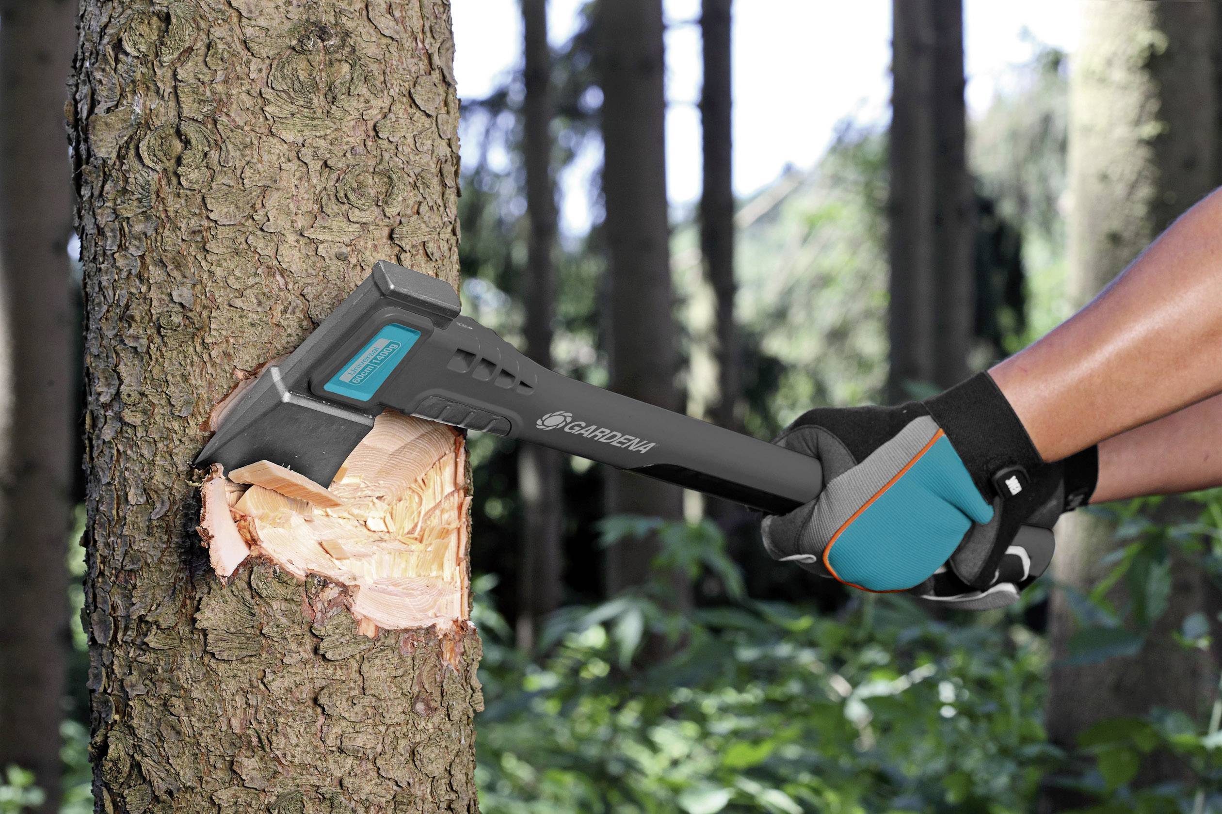 Gardena 08716-48 Axt 600mm 1400g Kopfgewicht 1000g