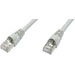 Telegärtner L00005A0051 RJ45 Network cable, patch cable CAT 6A S/FTP 10.00 m White Flame-retardant, incl. detent, Flame-retardant