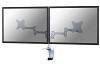 Neomounts FPMA-D1330DWHITE 2fach Monitor-Tischhalterung 25,4 cm (10") - 68,6 cm (27") Weiß Höhenverstellbar, Neigbar, Schwenkbar, Rotierbar