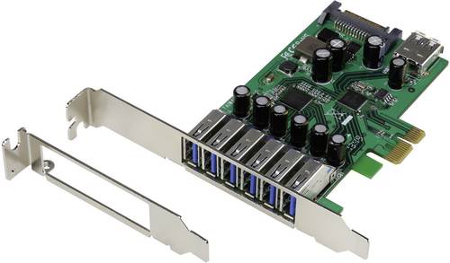 Renkforce 6+1 Port USB 3.2 Gen 1-Controllerkarte USB-A PCIe
