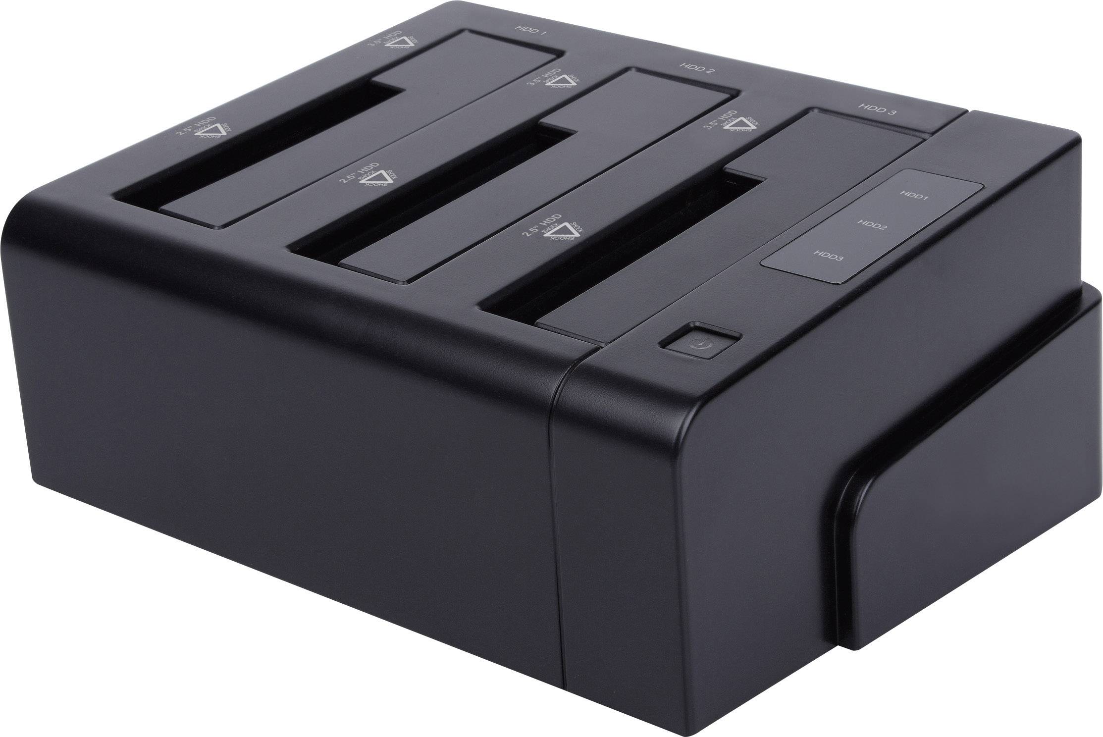 Renkforce rf-docking-05 USB 3.0, eSATA SATA 3 Port Festplatten-Dockingstation