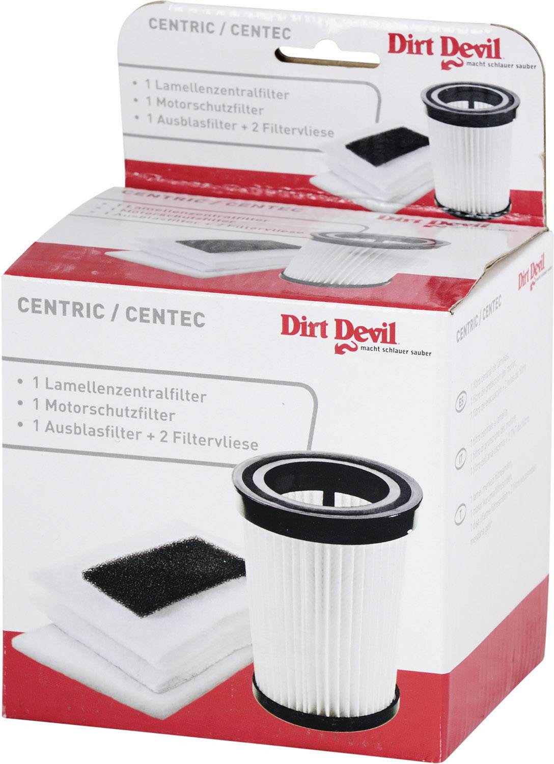 Dirt Devil Staubsauger-Filter Set Centric / Centec 5-teilig