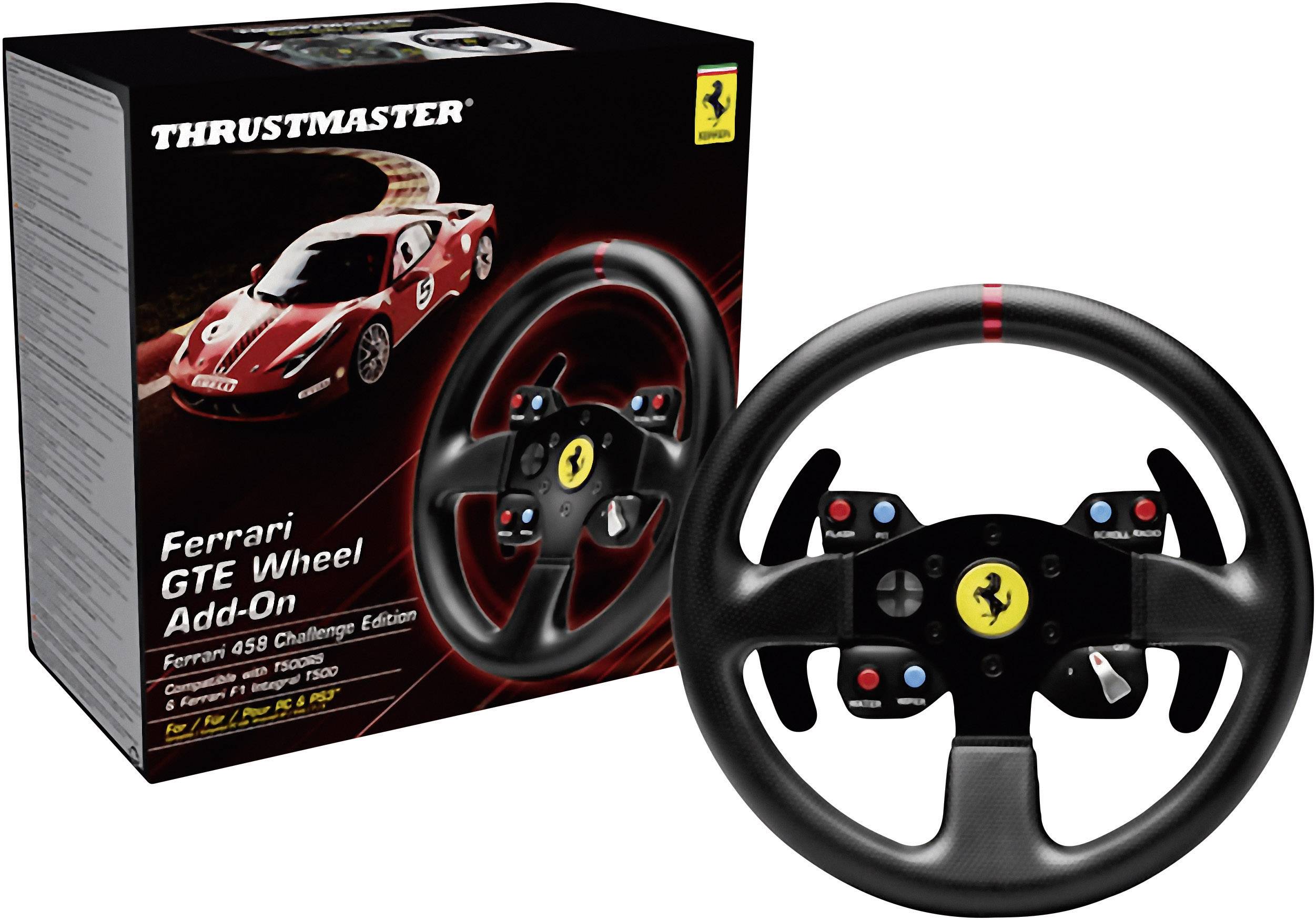 Thrustmaster Ferrari GTE Wheel Add-On Lenkrad Add-On PC, PlayStation 3 Schwarz