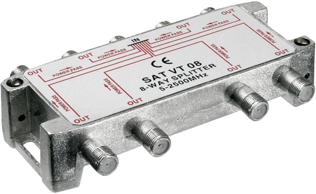 Goobay 67005 SAT-Verteiler 8-fach