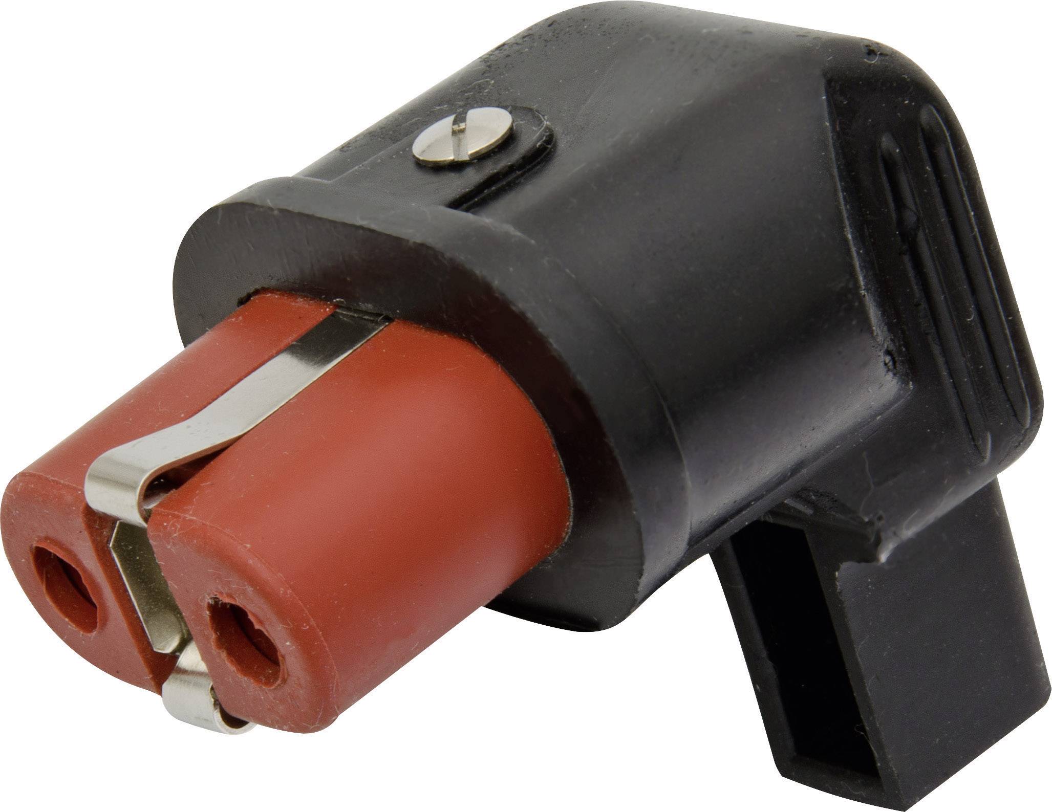 Kalthoff 344004 Warmgeräte-Steckverbinder Buchse, gewinkelt Gesamtpolzahl: 2 + PE 16 A Schwarz, Rot 1 St.