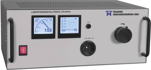 Thalheimer LTS 602-K Labor-Trenntrafo einstellbar 500 VA Anzahl Ausgänge: 1 x 2 - 250 V/AC