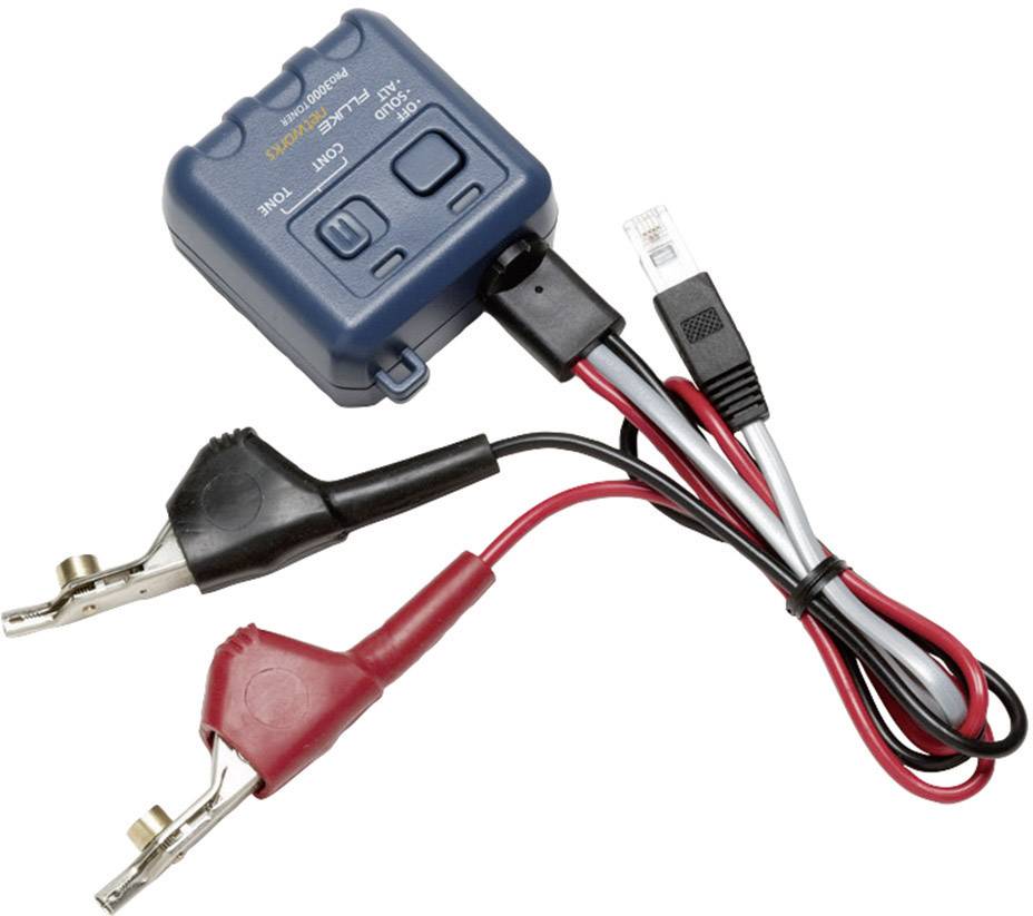Ein Batterieladegerät mit blauem Gehäuse, zwei Krokodilklemmen in Rot und Schwarz und einem Kabel mit Stecker zur Verbindung.