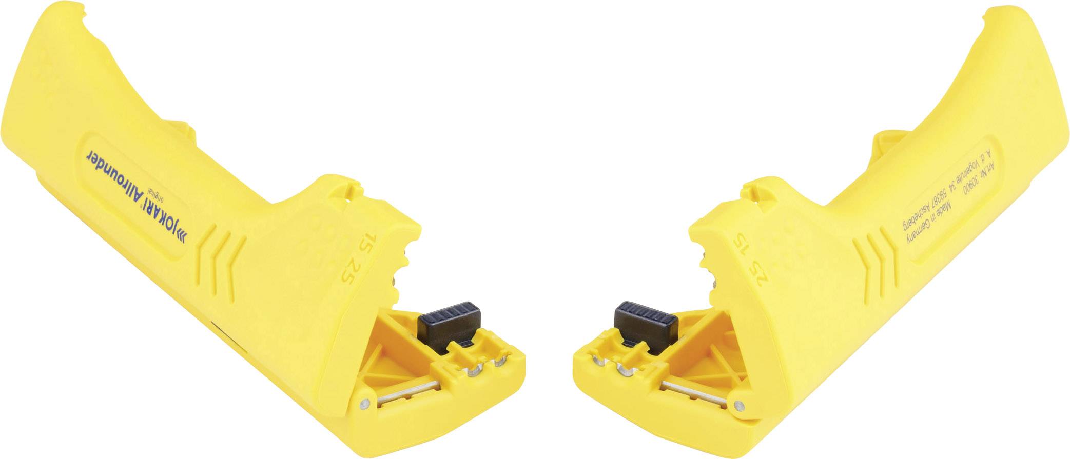 Jokari 30900 Allrounder Kabelentmanteler Geeignet für Rundkabel, Flachkabel, Koaxialkabel, CAT5-Kabel, CAT6-Kabel, CAT7-Kabel 4 bis 15 mm 1.5 bis 50