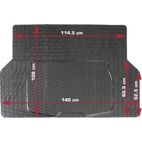 DINO 130026 Kofferraummatte Passend für Modell (Auto) Universal (L x B) 108cm x 140cm Schwarz DINO 130026 Kofferraummatte Passend für Modell (Auto) Universal (L x B) 108cm x 140cm Schwarz