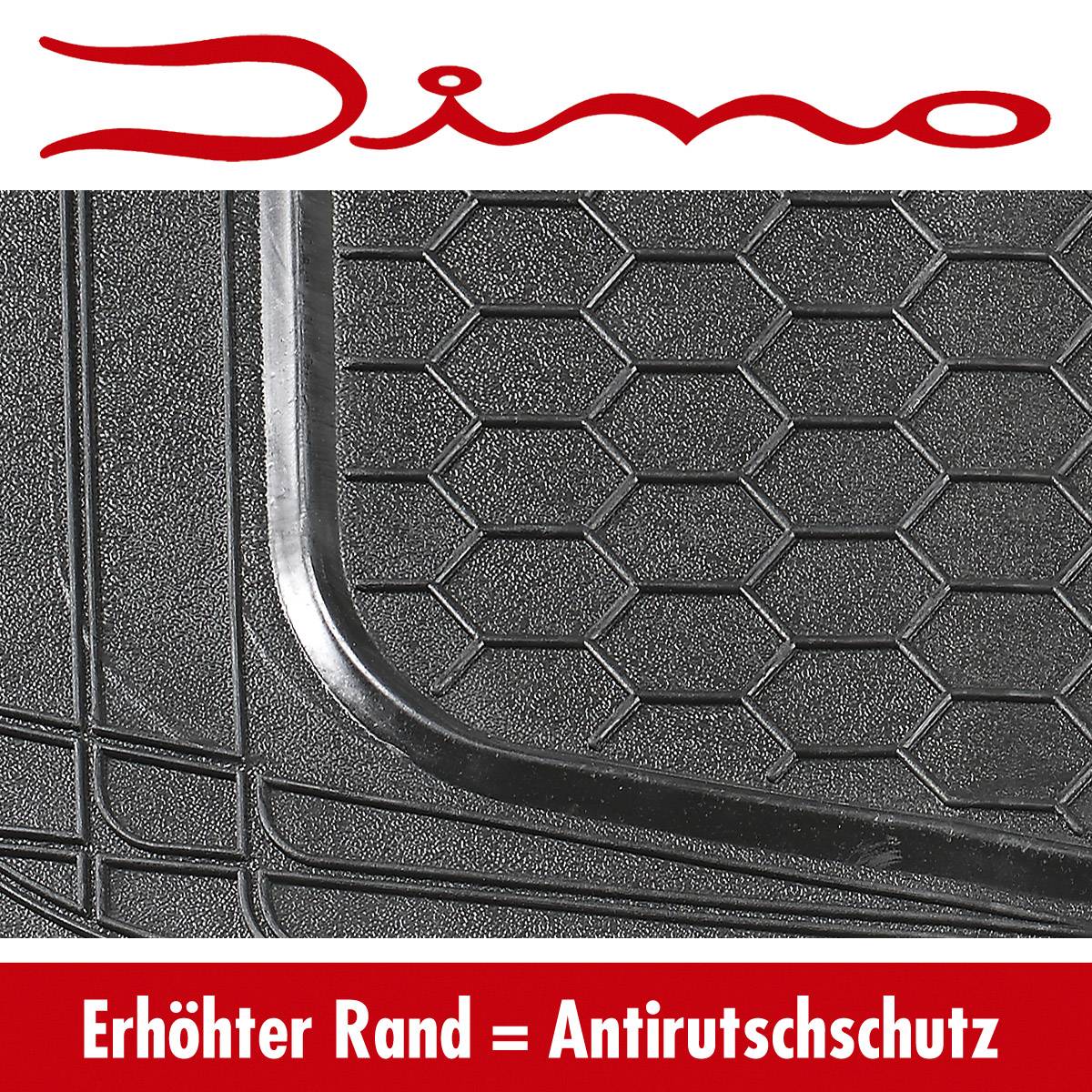 DINO 130026 Kofferraummatte Passend für Modell (Auto) Universal (L x B) 108cm x 140cm Schwarz