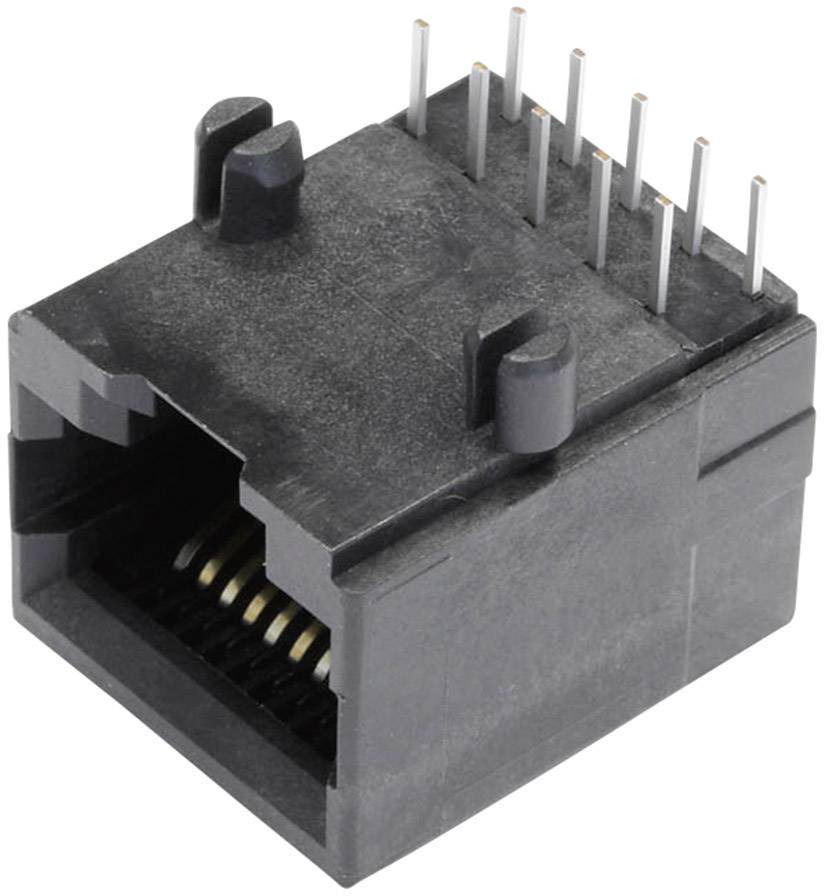 BEL Stewart Connectors SS64100-018F Modular-Einbaubuchse ungeschirmt SS64100-018F Buchse, Einbau horizontal Pole: 10P10C Schwarz