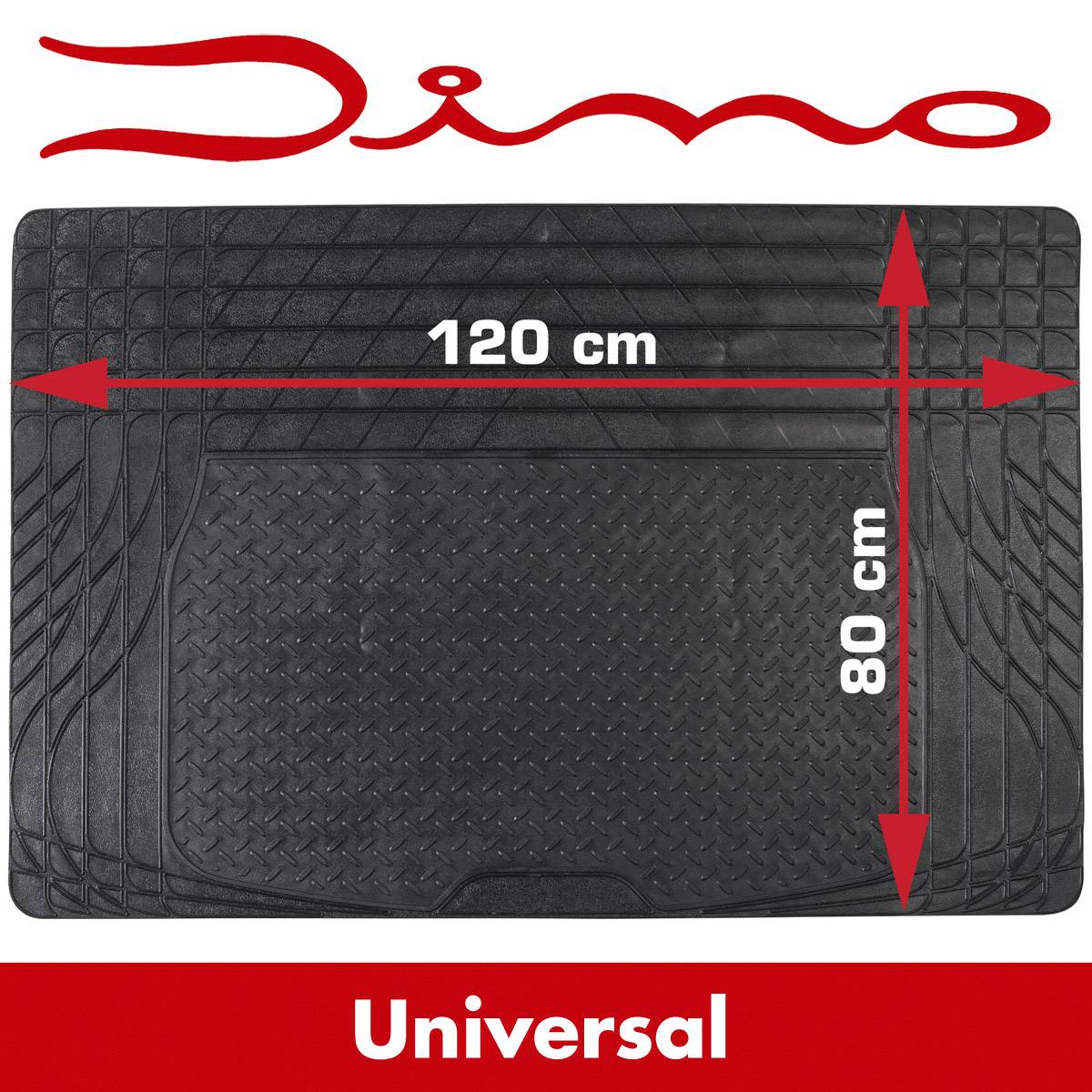 DINO 130025 Kofferraummatte Passend für Modell (Auto) Universal (L x B) 80 cm x 120 cm Schwarz