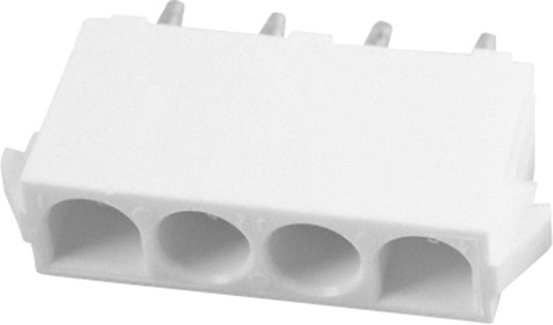 TE Connectivity Stiftgehäuse-Platine Universal-MATE-N-LOK Polzahl Gesamt 4 350430-1