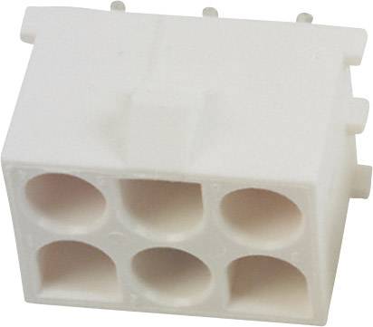 TE Connectivity Stiftgehäuse-Platine Universal-MATE-N-LOK Polzahl Gesamt 6 350431-1