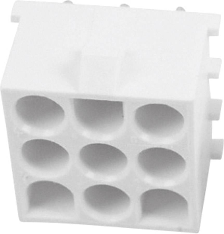 TE Connectivity Buchsengehäuse-Platine Universal-MATE-N-LOK Polzahl Gesamt 9 350763-4