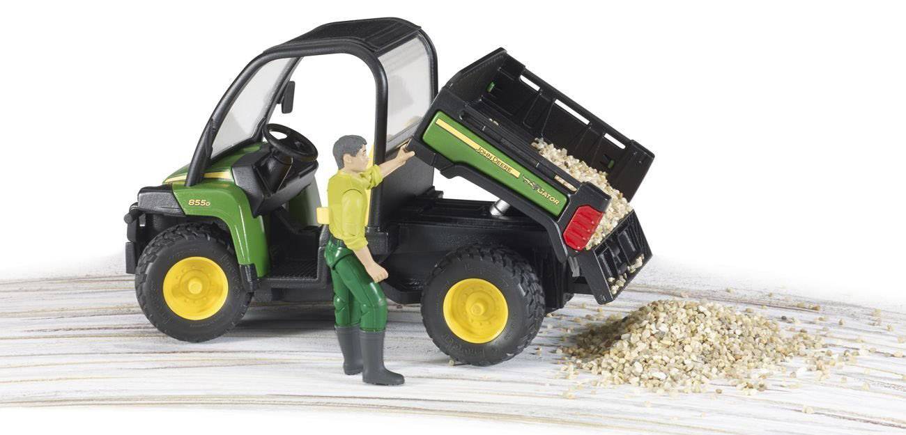 Bruder John Deere Gator 8550 mit Fahrer Fertigmodell Landwirtschafts Modell