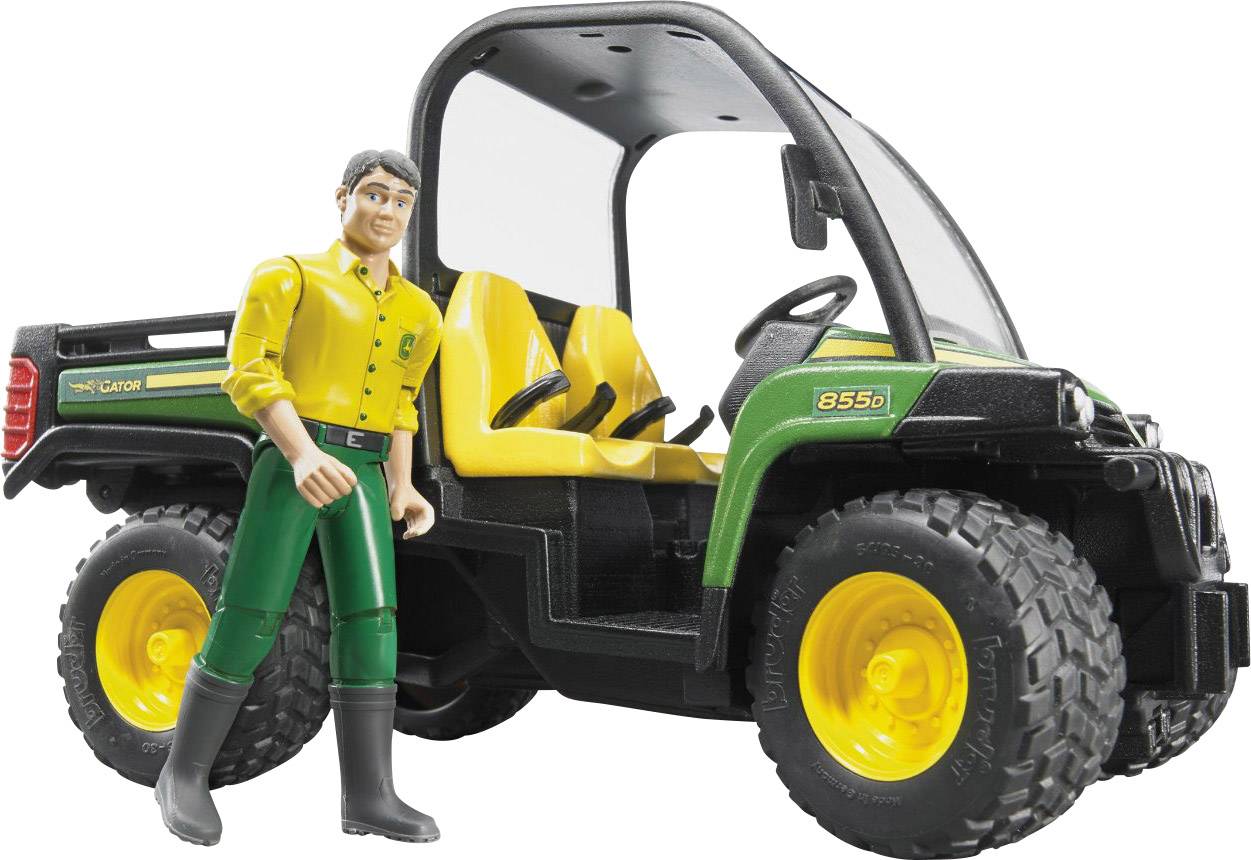 Bruder John Deere Gator 8550 mit Fahrer Fertigmodell Landwirtschafts Modell